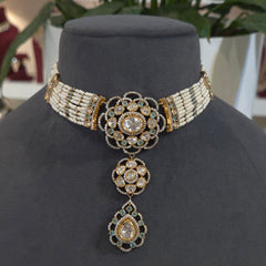Mridhu moissanite choker set