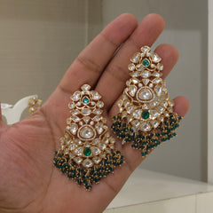 Luna polki earrings