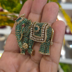 Royal Giri cz brooch