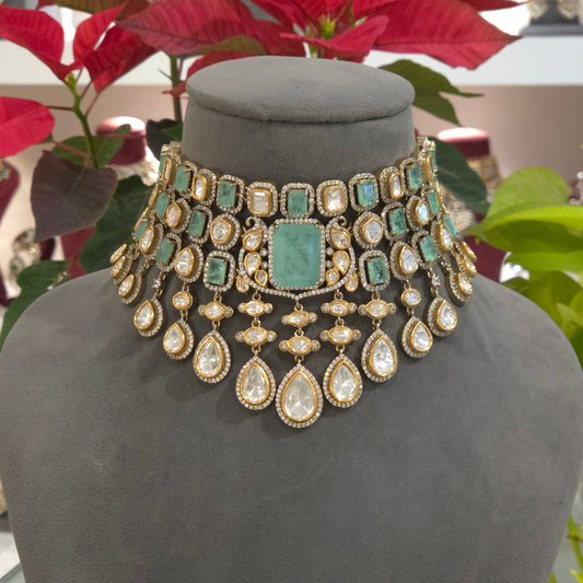 Rashmeet polki choker set