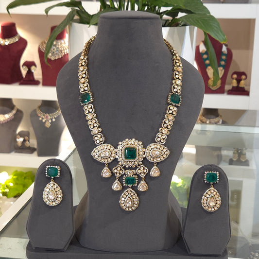 Rehaana moissanite polki set