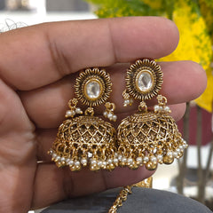 Nalini antique golden set