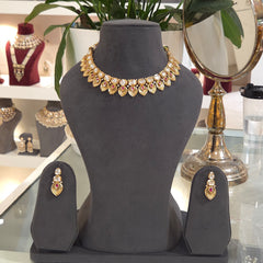 Madhu antique polki set