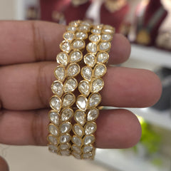 Ranjana moissanite Polki bangle