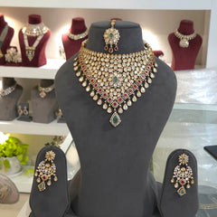 Rekha Bridal Polki necklace set