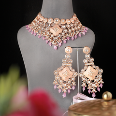 Pavitra Polki Neckline Set