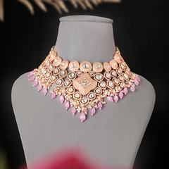 Pavitra Polki Neckline Set