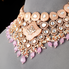 Pavitra Polki Neckline Set