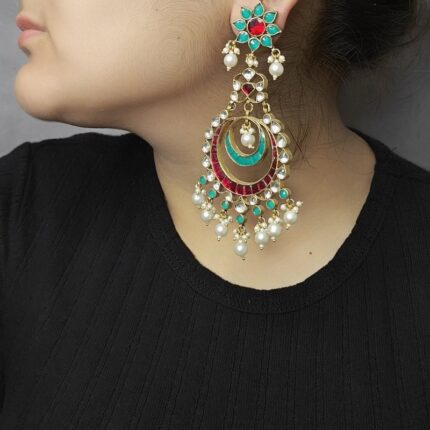 Ruhani Paachi Kundan Danglers