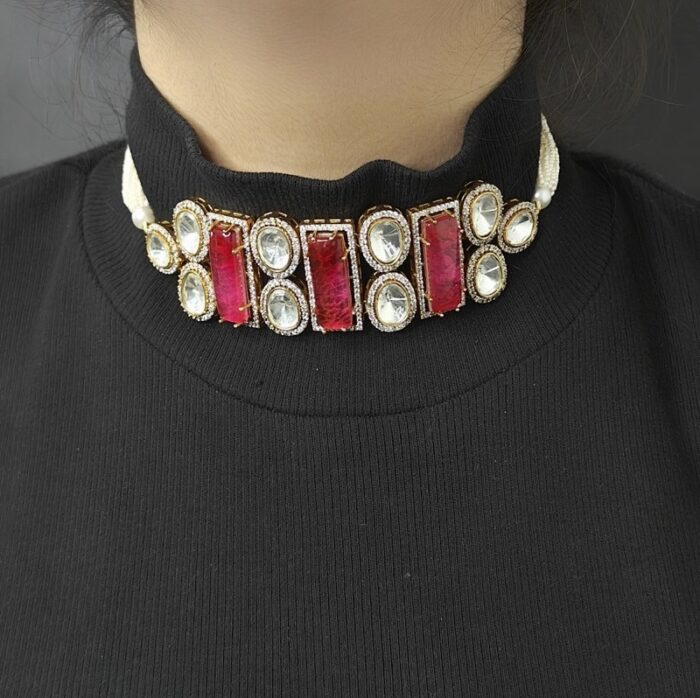 Anaima Polki Choker Set - Image 1