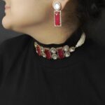 Anaima Polki Choker Set - Image 3