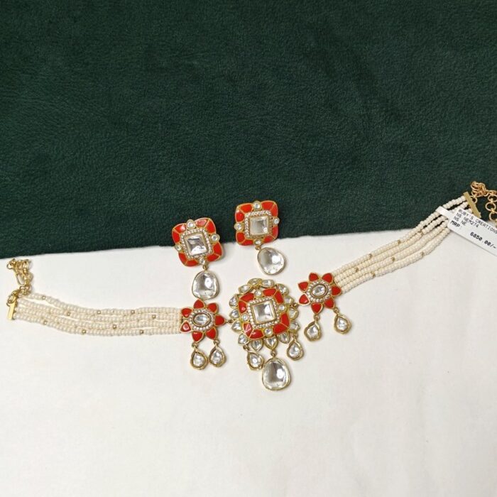 Devika polki choker set - Image 4