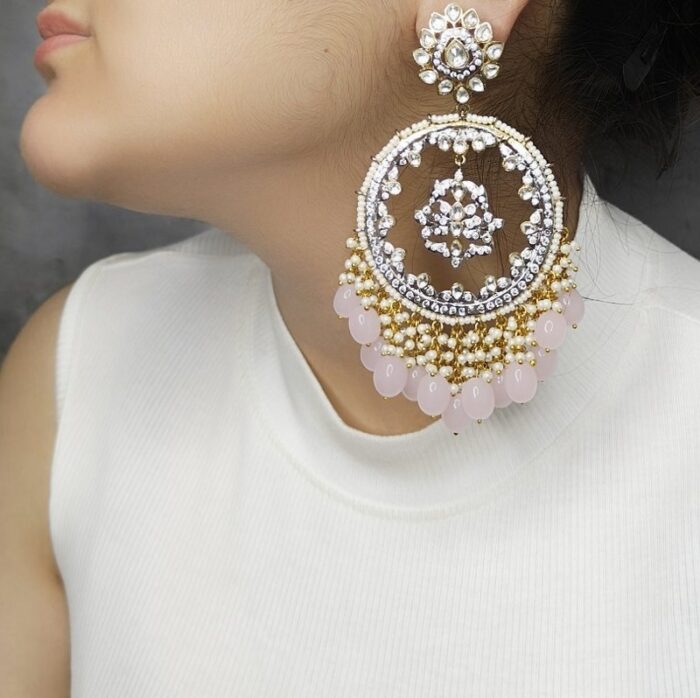 chaaya pink fusion earrings - Image 1