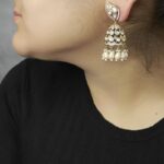 Swara polki jhumka