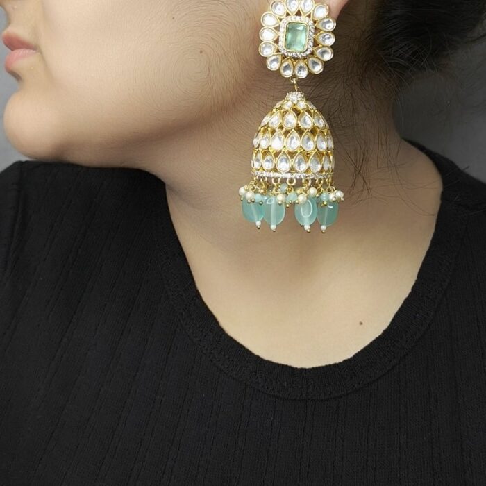 Ritika polki jhumka - Image 1