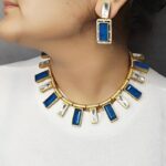 Pariniti Blue Polki Set