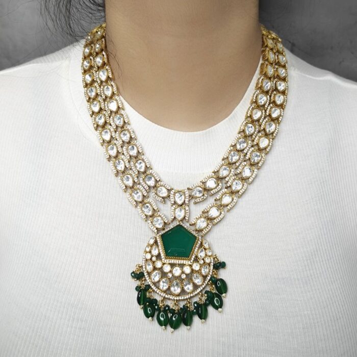 Aadhira Green Polki Set - Image 1