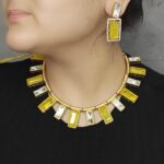 Pariniti Yellow Polki Set